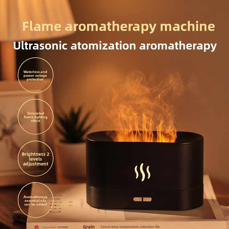 Emberly Flame Diffuser - realistic rainbow flame effect aroma diffuser